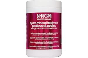 Trattamento idro-minerale - pedicure e peeling con acido glicolico e olio di May Chang 1000 g BINGOSPA