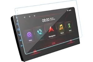 GENERIC Navigation Screen Protector Anti Glare Anti Fingerprint Central Control Navigation Tempered Film with Cleaning Kit GPS Navi Film Shockproof10Inch (10 Inch)