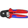 Knipex-Werk C. Gustav Putsch 97531418 Ferrule Crimping Pliers with 2-Component Handles Length 180 mm / Crimping Area 0.08 - 6