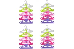 LQIOACU Baby Kleiderbügel, Puppen Baby Born Zubehör, Kleiderbügel Baby, für Baby Born Kleiderschrank, Puppen Kleiderschrank, Baby Born Kleiderbügel für Puppenkleidung in 43 cm