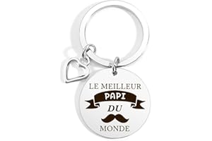 WRNZL Cadeau Papy Cadeau Fete des Grand Pere Papy Noel Anniversaire Retraite Paques Halloween Merci Idee Cadeaux Grand Parent Original Porte Clef Utile Insolite