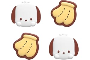 Yocore Cozy Soft Silicone Thumb Grips,Adorable Switch Thumb Grip Caps,Analog Stick Caps Soft Silicone Joystick Caps for Switch/ OLED / Switch Lite,4 Pieces- QPG