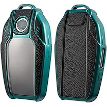 Ontto BMW Display Schlüsselhülle TPU - Schutzhülle Für 5er 7er X3 X5 X7 Schlüssel In Silber