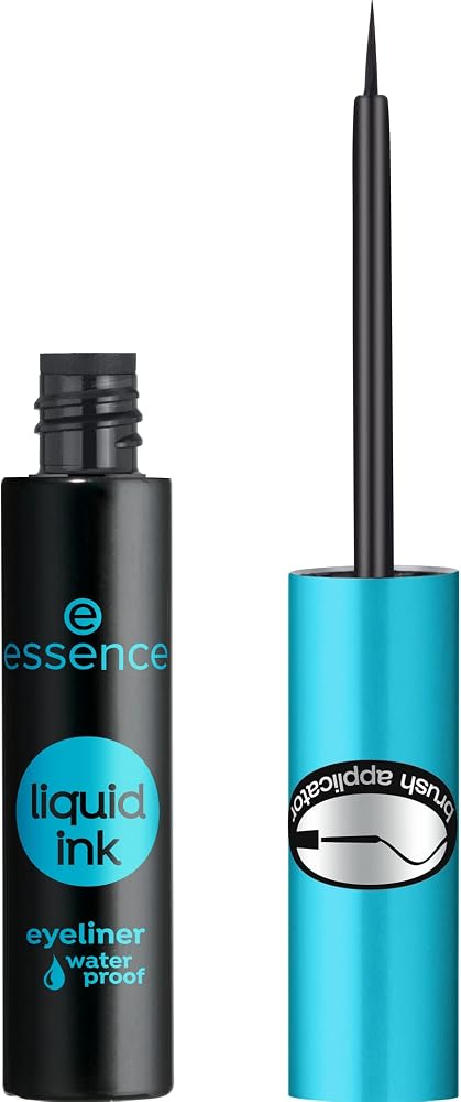 Essence Cosmetics Likit Eyeliner Suya Dayanıklı Siyah 01