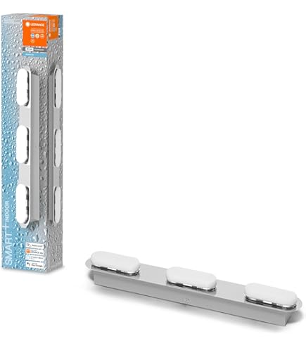 LEDVANCE Wand- en plafondarmatuur LED: voor wand, LINEAR SCHELF / 12 W, 220...240 V, stralingshoek: 110, Warm wit, 3000 K, materiaal: aluminium/ kunststof, IP44, 1 Stuk