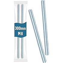 Barre Filettate M8 X 50 DIN 976 In Acciaio Zincato E Separato, 10