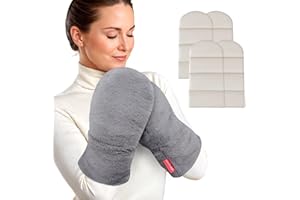 Comfheat Microwavable Heating Mittens for Arthritis Hand and Fingers Heated Hands Mitts to Relieve Pain Moist Heat Therapy Relief for Stiff, Raynauds, Carpal Tunnel, Lavender Scented Gloves Washable