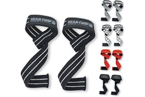 BEAR GRIP - Premium Dual Ply Lifting Straps, Elite Edition