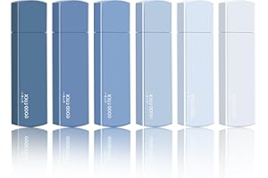 GEEHUA 6-częściowy wałek korekcyjny, 36m Mini White Out korektor w taśmie, estetyczna szybkoschnąca natychmiastowa korektor w taśmie dla studentów, pisanie, szkoła, biurowe (niebieski)