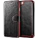 Produktbild iPhone 8 Hülle, iPhone 7 Hülle, VRS Design® Leder Schutzhülle [Schwarz] Schlanke Prämie PU Leder Tasche Stoßsichere Lederhülle Brieftasche Case mit 3 Kartenfach [Layered Dandy] für Apple iPhone 7 (2016), iPhone 8 (2017)