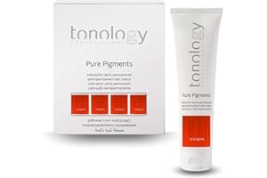 Tonology Pure Pigment Orangine | Tinte Semipermanente sin Amoniaco, Tinte Fantasía, Mascarilla, Aporta Nutrición y Brillo, Naranja - 1 Unidad 100ml