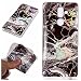 Produktbild Funluna Nokia 7 Plus Hülle, Ultra Dünn Silikon Transparent mit Marmor Muster Motiv Handyhülle TPU Bumper Case Backcover für Nokia 7 Plus, Schwarz