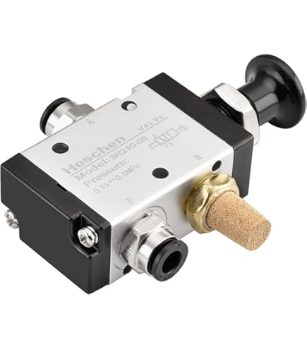 TAILONZ PNEUMATIC 1/4NPT 5 Way 2 Position Air Hand Lever Operated Valve Pneumatic Solenoid Valve Manual Control Push-Pull 4H210-08 : Buy Online at Best Price in KSA - Souq is now