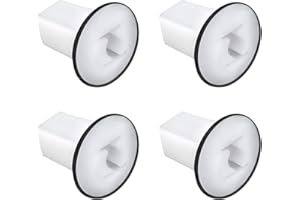 EMSea 4Pcs Car Rear Lamp Tail Light Retainer Clips Replacement Parts White Plastic Car Retaining Clips Compatible with Ford Focus MK2 2004-2011