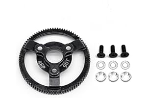 RCTHJIA RC 48P 90T Spur Gear Hardened Steel Spur Gear Upgrades Part for Traxxas 1/10 Slash Stampede Rustler Bandit 2WD VXL XL-5 F-150 SVT, (90T)
