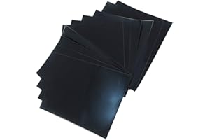 Youyijia 10 Pcs A4 Magnetic Sheets 0.5mm Thick for Spellbinders and Crafts Die Storage for Arts Crafts and Storage(Black)