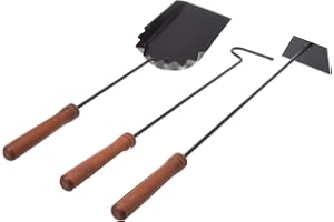 Aqbau® Kaminbestick-set 3 delar | eldstadstillbehör