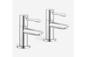 XINNG Pair Bathroom Sink Twin Taps Bath Basin Mini Mixer Modern Chrome Hot & Cold Water Kitchen Faucets Water Saving
