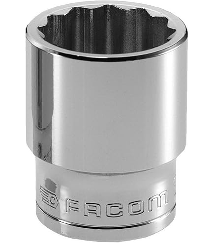 Douille FACOM 1/2" 31/32 - Chromée - Profil OGV - Pour Écrous