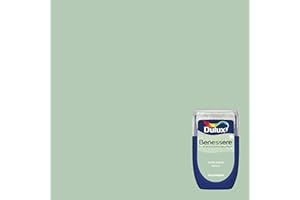 Dulux Benessere Pittura Colorata all'Acqua per Interni Superlavabile Anti Muffa Anti Batteri con Ioni D'Argento, 30 millilitri, Verde Menta, 30 ML