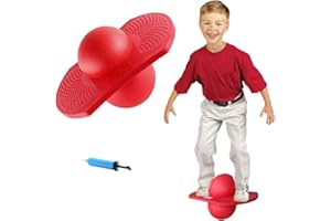 XINCHIUK Pogo Ball Hopper,Jumping Bouncing Ball Space Hopper Balance Jump Ball Explosion-Proof Thicken Fitness Ball Exercise Bounce Space Ball Body Training Assistant for Losing Weight Coordination