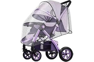 TRITMI Parapioggia Passeggino Universale, Telo Impermeabile Antipioggia Antivento Trasparente per Passeggini e Carrozzina, Buona Ventilazione Montaggio Facile, non Tossico