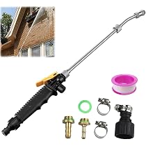 PEESHON Lance Pulvérisateur Jardin Réglable 1/4 3/8 Laiton - Arrosage Et Nettoyage