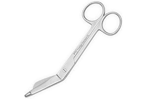 PTL Lister Bandage Scissors First Aid Safety Scissors Nursing Scissors Stainless Steel 5.5" Gift Ideas