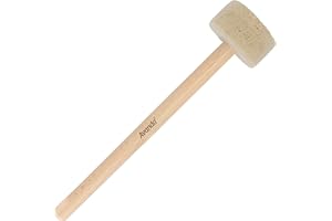 Avanda Schlägel/Klöppel mit weichem Filzkopf Ø 7 zum Anschlagen von Klangschalen und Gongs. 32 cm langer Stiel aus natürlichem Rosenholz. Fertigung ohne Schraube. Für professionelle Ansprüche.