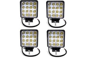 ‎BEILAN BeiLan Arbeitslichtleiste, LED-Scheinwerfer Auto-Off-Road-Licht Hilfslichter mit 48W LED-Lichtleiste für LKW, Pickup, Auto, ATV (4 Stück)