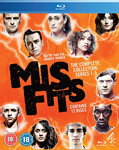Misfits - Series 1-5 [Blu-ray] [Reino Unido]