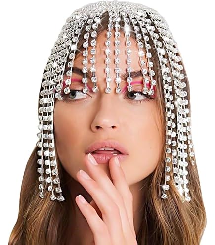 Perline Cap Copricapo Pancia Danza Accessori Per Capelli Esotici
