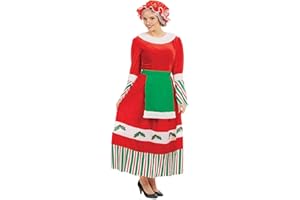 Fun Shack Mrs Santa Claus Costume, Mrs Claus Costume Women, Mrs Santa Claus Outfit, Mrs Claus Outfit Adult