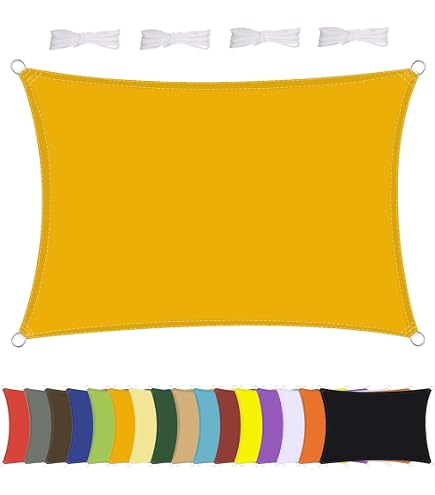 Amazon.de: Dehner Sonnensegel dreieckig, ca. 415 x 415 x 415 cm, Polyester,  dunkelgrau