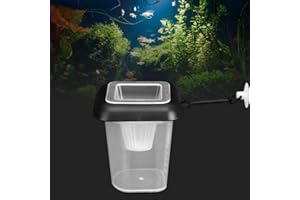 AMONIDA Aquarium Futterbecher, 230ml Tauwanne Aquarium Futterbecher, Red Worm Feeder schwimmender Futterring Aquarium für fsih Houeshold Fischtank für rote Würmer