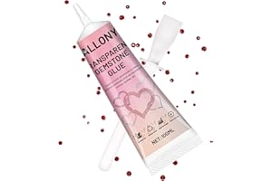 Allony 100ml Colla per Strass Su Tessuti, Colla per Tessuti Strass, colla Decorativa per Pietre Flacone per Strass, Diamante, Diamanti, Progetti Artistici e Artigianato, DIY e Accessori Moda
