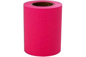 RNKVERLAG CT1927 - Rotolo di ricarica di foglietti adesivi per dispenser CT1907, 60 mm x 10 m, rosa brillante, 1 pz.