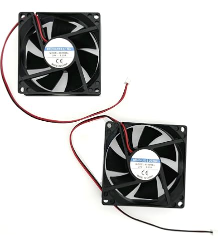 Sunon Axiallüfter 80x80x25mm – 24V DC, Leise & Leistungsstark Für PC, Netzteil & Elektronik