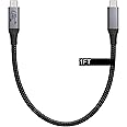 VEBNER 1-Foot USB4 Cable Compatible with Thunderbolt 3, Thunderbolt 4 and USB-C - Supports 8K HD Display, 40gbps Data Transfer, 240W Charging