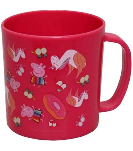 Tazza Microonde Per Bambini - 265 Ml, Con Personaggi Peppa Pig, Senza BPA, Multicolore - Foto 5