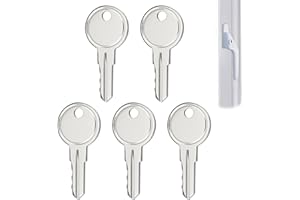 ODDMART 5PCS UPVC Window Handle Keys, Windows Lock Key Replacement Compatible with Securistyle Virage
