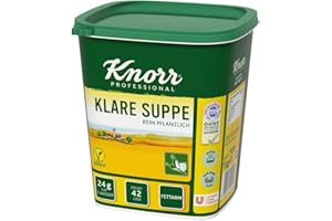‎KNORR Knorr Klare Suppe Bouillon rein pflanzlich, 1er Pack (1 x 1 kg)