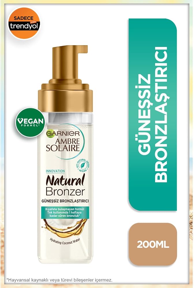 Garnier Ambre Solaire Güneşsiz Bronzlaştırıcı Köpük 200ML