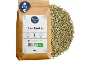 Organisk hel fänkål, bulk - Organiskt örtte för amning och matsmältningsstöd - Foeniculum Vulgare Mill. - Organiskt odlad - K