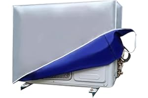 HIYOUGO Impermeabile Copertura Condizionatore Esterno, Antipolvere Coperchio del Climatizzatore per Esterni Sunproof per la Casa Vent Copertura Completa (Taglia : 100x41x80cm)