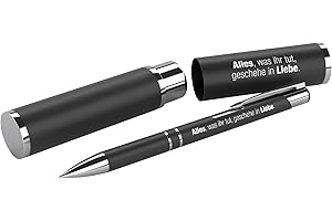 GERTH MEDIEN Jahreslosung 2024 - Kugelschreiber im Etui: Alles, was ihr tut, geschehe in Liebe. 1. Korinther 16,14