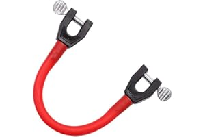LIGHT FEATHER Trainer connettore punta da sci Sci d'ausilio all'allenamento sci Connettore punta sci collegamento elastico della punta degli sci come aiuto all'apprendimento gli studenti di sci （rosso）