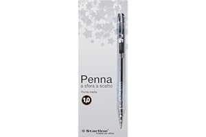 Starline - Scatola 20 Penne Sfera Scatto Nero P.Media Starline - Confezione_1