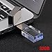 Produktbild Hanbaili Transparent Crystal Glass USB-Stick - 32GB Holz USB 2.0 Flash Drive Memory Stick Pen Drive mit niedlichen Schiebetür Holzbox