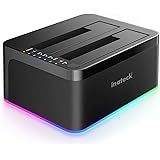 Inateck Stazione di aggancio (Docking Station) per disco rigido RGB SATA a USB 3.0 con clonazione non in linea (offline), per